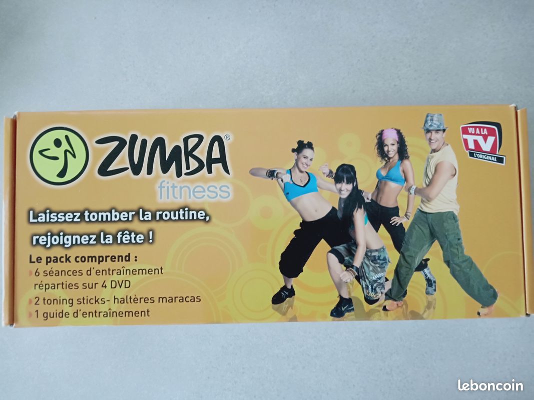 Coffret Zumba accessoire Maracas et DVD (image 1)