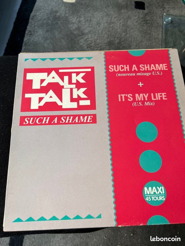 Talk Talk vinyl 33t ( Such a Shame) (image 1)