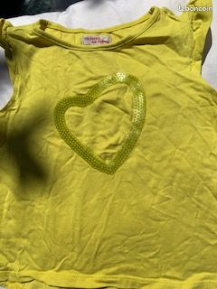Tshirt DPAM Jaune 3 ans (image 1)