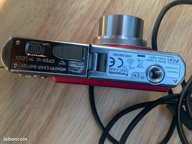 Appareil Photo Compact Panasonic Lumix DMC-FX40 (2009) - 12 MP, Zoom 12x - Occasion En Bon état Avec Accessoires