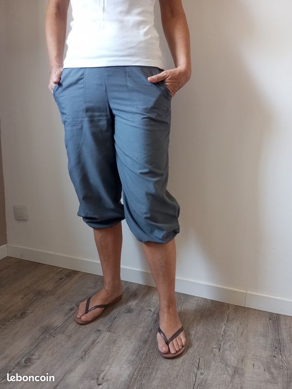 Lot de 2 joggings pantacourt Décathlon Domyos - Taille M (image 8)