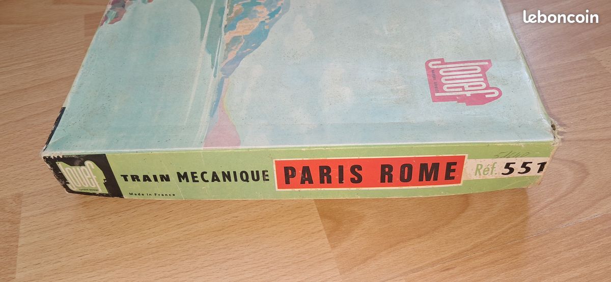 ANCIEN COFFRET TRAIN Mécanique «PARIS-ROME » fabrication JOUEF au HO EUR 35,00 - FR