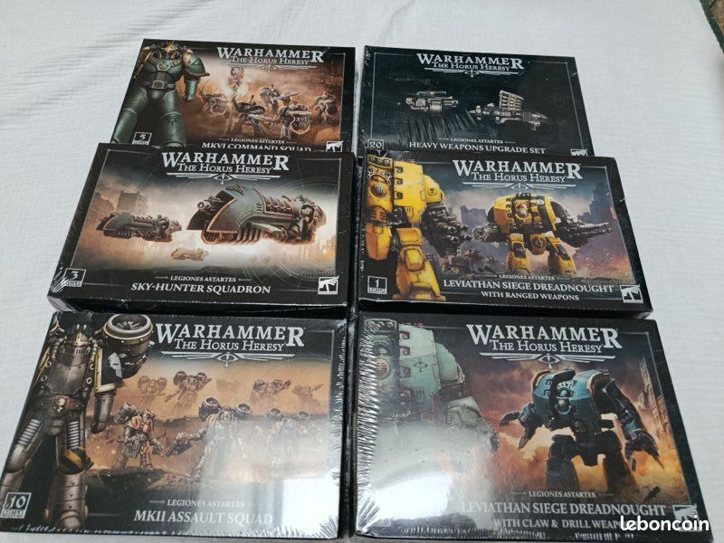 Warhammer 30k horus heresy armée lot sicaran kratos legiones astartes battlegroup armée lot (image 1)