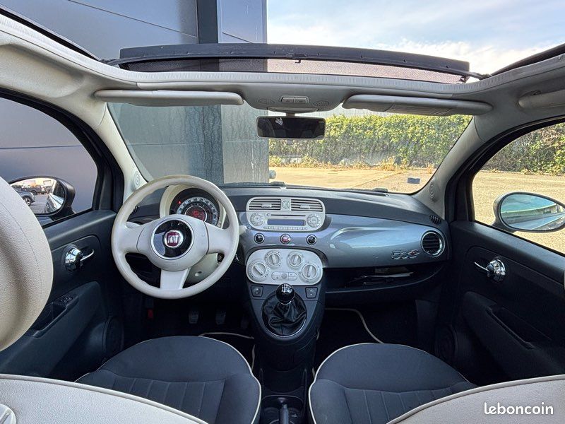 Fiat cabriolet 500C 1.2i 69cv distribution neuve pneus neufs (image 5)