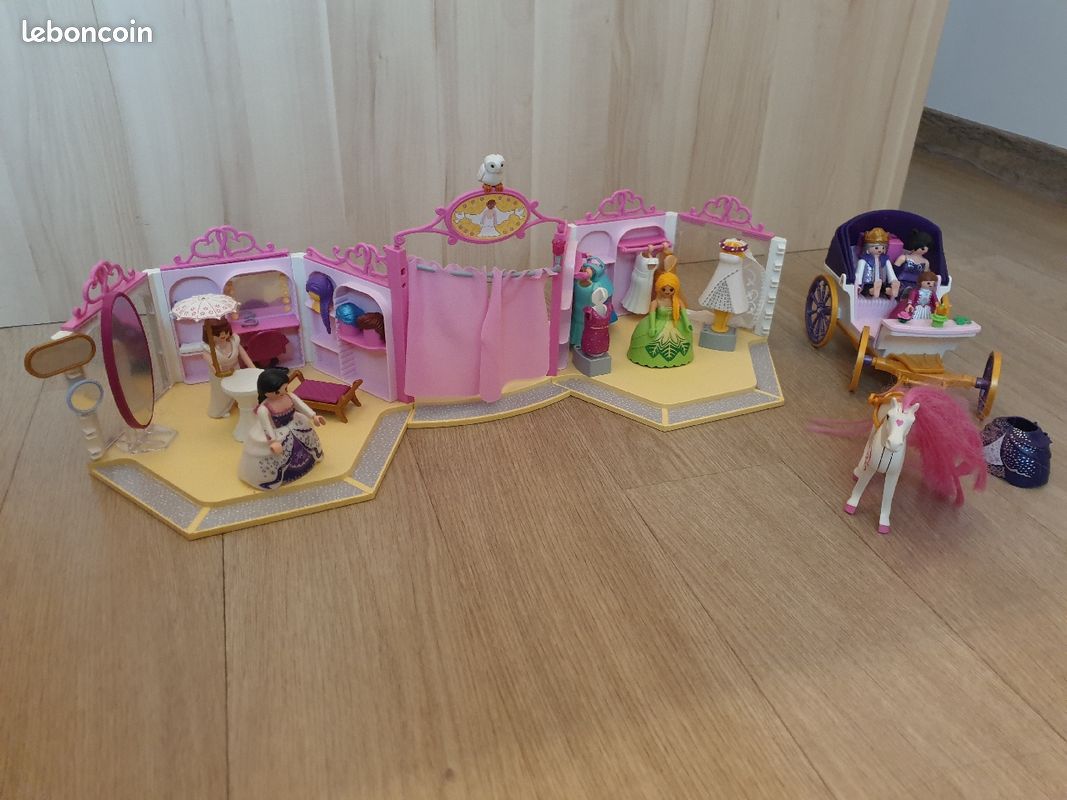 Playmobil boutique de robes + calèche (image 1)
