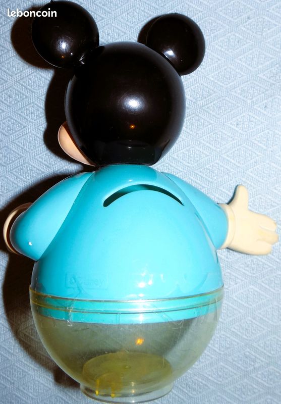Tirelire Mickey Mouse En Thermoplastique - État Comme Neuf - Pour Enfants 8-11 Ans