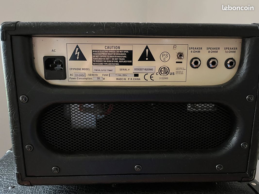 Tête ampli Epiphone 5w lampé transformée (image 3)