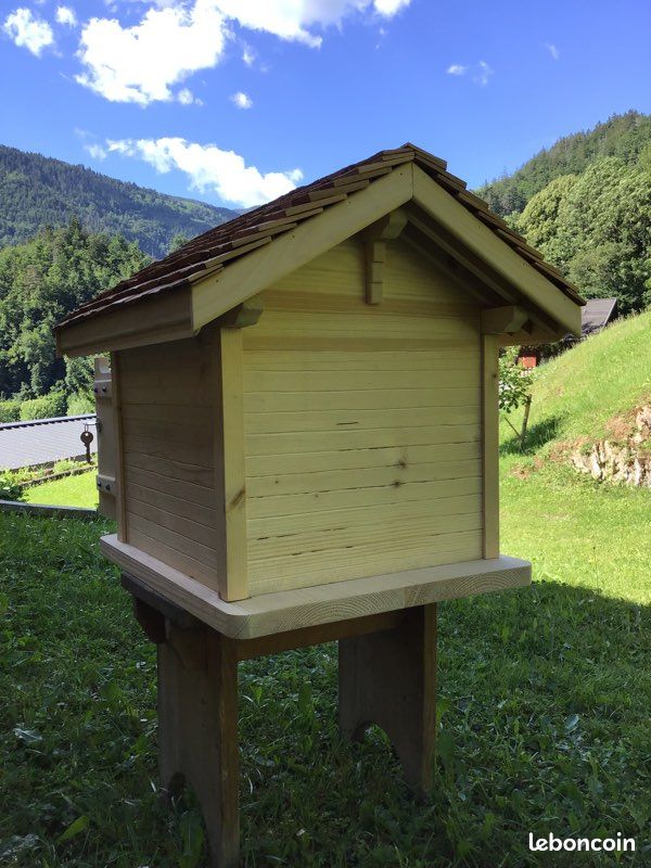 Boîte à lettres artisanale style chalet bois (image 9)