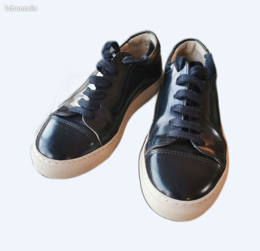 Basket national standard marine brillant Chaussures