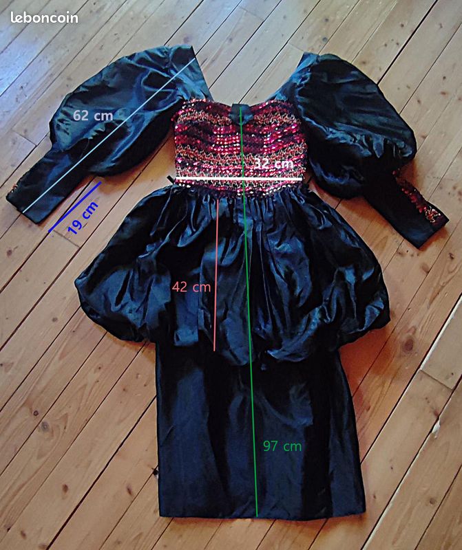 Robe Italienne Vintage Années 80 – Taille 4 (55), Neuve Avec étiquettes