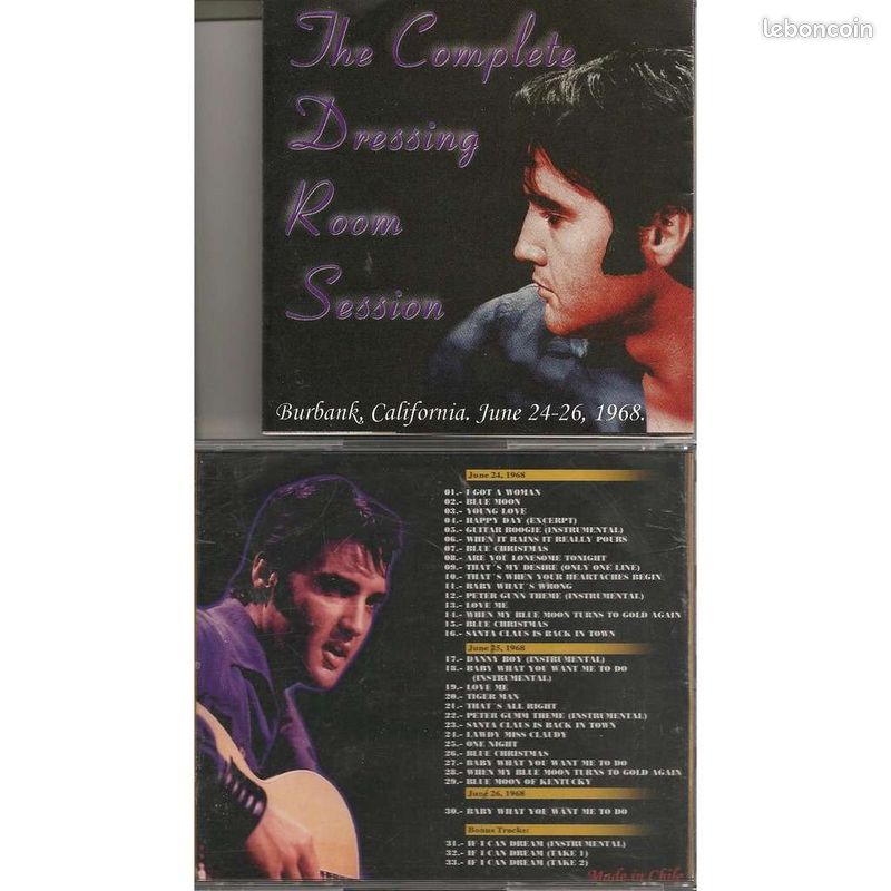 Elvis presley the complete 68 dressing room rehearsals cd 32 outtakes (image 1)