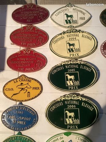 Plaque Concours Hippique - 8ème Prix Coupe De Lalleyriat 1971 - Déco Cheval