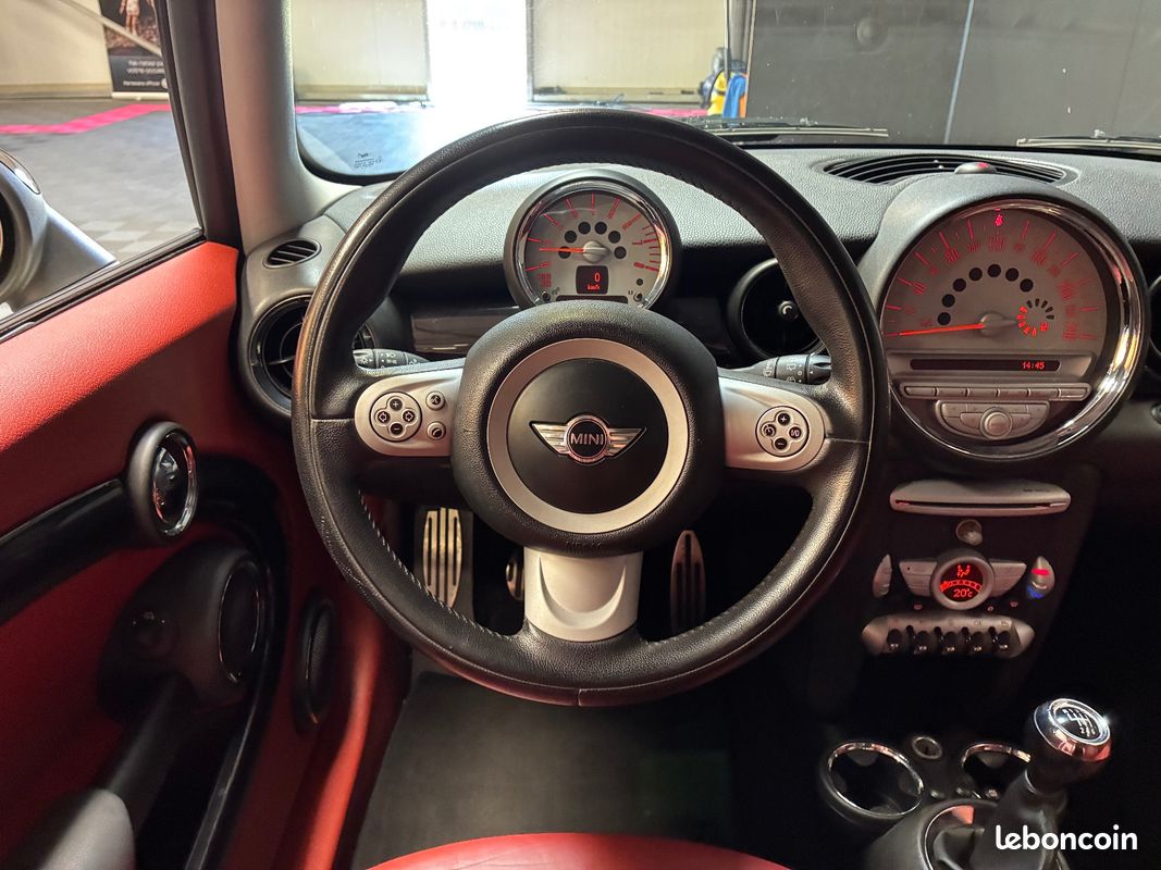 MINI MINI 1.6i - 170 Cooper S / INT CUIR ROUGE (image 14)