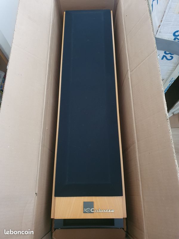 Cabasse Iroise SCS 500 – Enceintes Acajou Noir – Fabriquées En France – Occasion