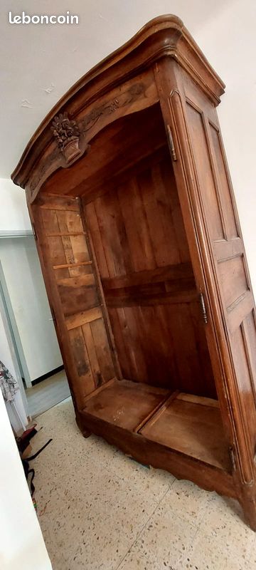 Armoire ancienne noyer massif (image 2)