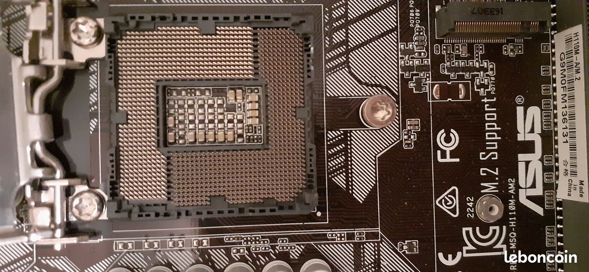 Kit intel 1151 ASUS H110M-A/M2 I3 7300 avec ventirad 8GO DDR4