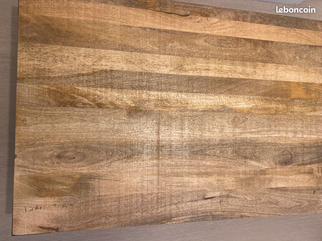 Table basse industriel en bois (image 4)