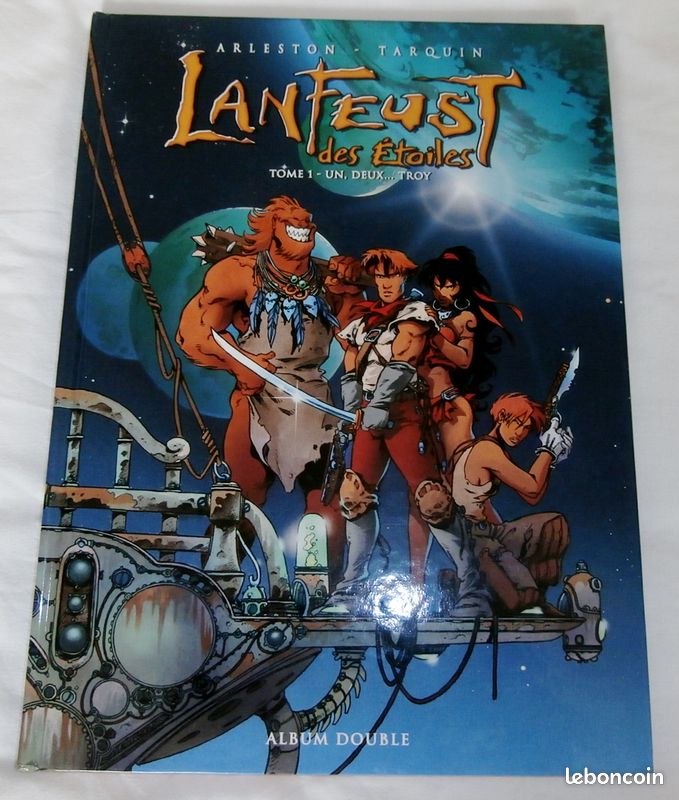 BD 2007 ALBUM DOUBLE Lanfeust des Etoiles "TOME 1 : UN. DEUX. TROY... & TOME 2 : LES TOURS DE MEIRRION" (image 1)