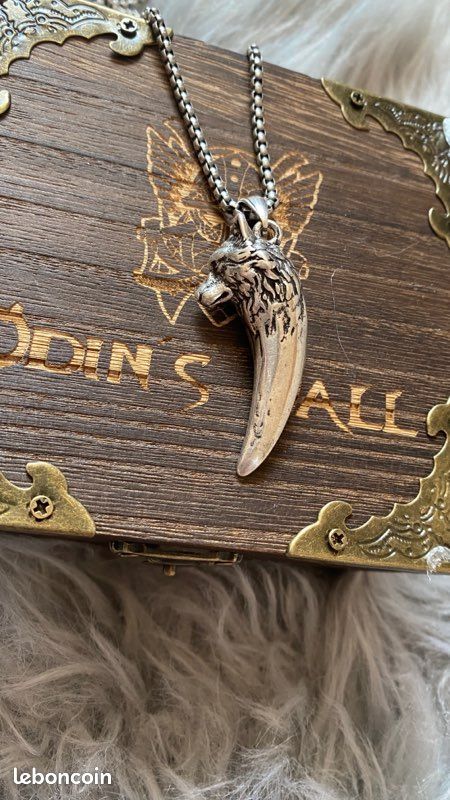 Collier fenrir / loup viking (image 2)