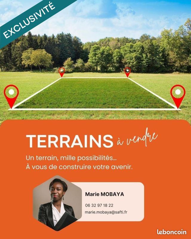 Terrain 900 m² · à Coutras · 900 m² · 56 000 €