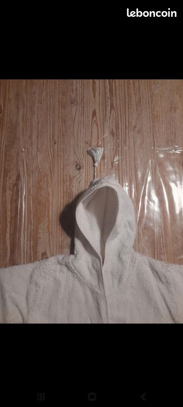 Peignoir blanc ARTHUR 4ans (image 5)