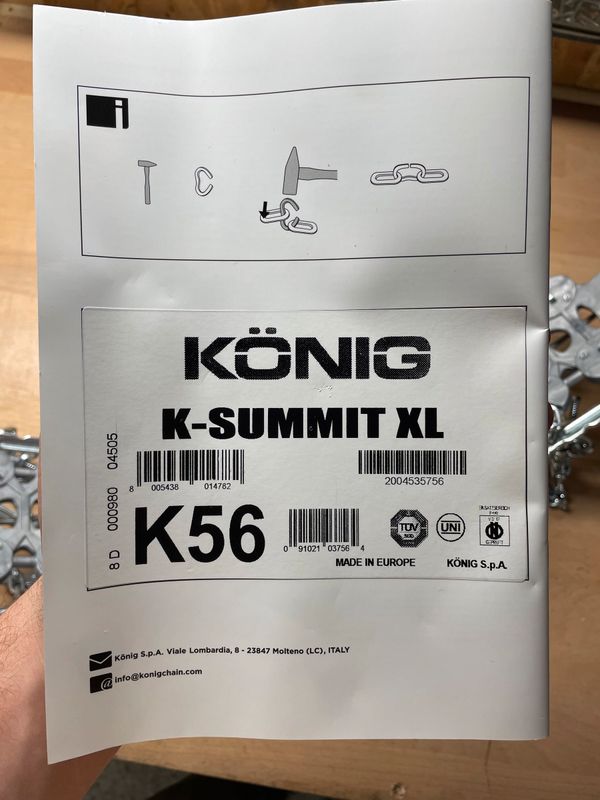 Chaine neige König K-Summit XL K56