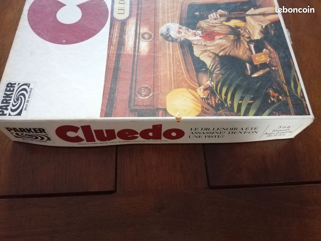 Jeu De Société Cluedo Parker 1995 Complet Et Reconditionné - Occasion, Idéal Pour Les Soirées !