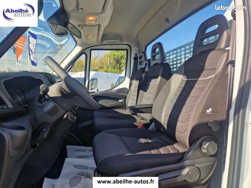 Iveco Daily CHASSIS CABINE 35C16 BENNE+COFFRE EMP 3M75 QUAD-TOR 3PL (image 9)