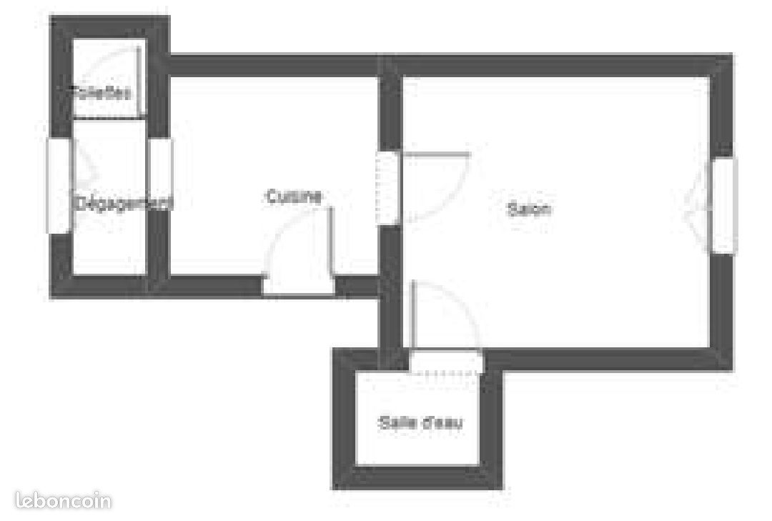 Appartement a louer vernon - 1 pièce(s) - 23 m2 - Surfyn