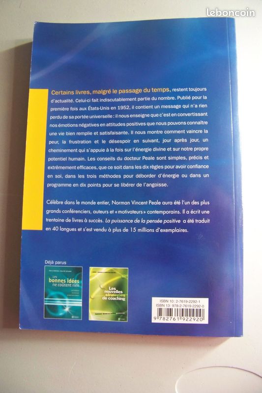 265. Livre : La puissance de la pensée positive (image 2)