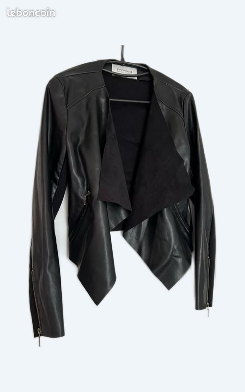 Promod Veste En Cuir Noire Veste Simili Cuir Promod 38 Vêtements