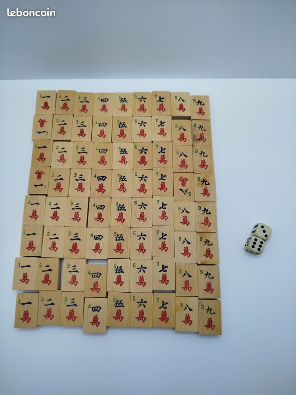 Mah Jong coffret coulissant grand modèle