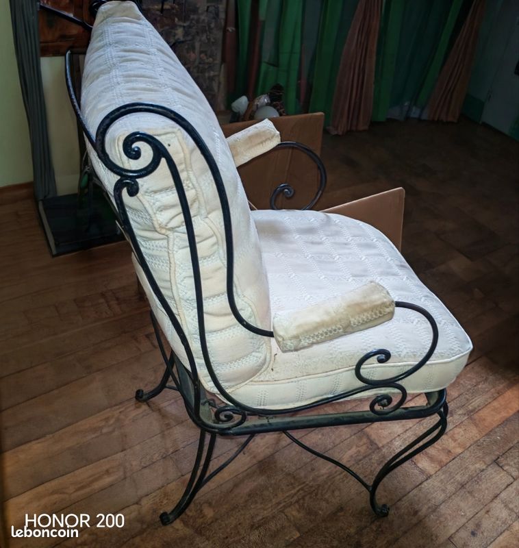 Chaises en fer forgee (image 10)