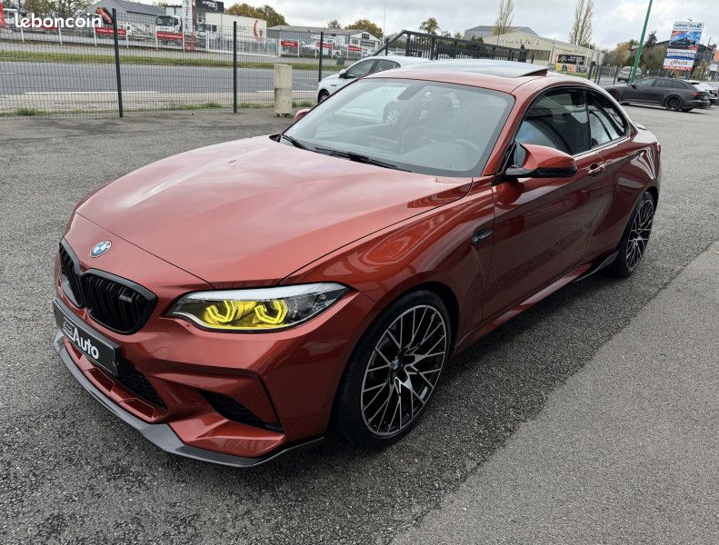Bmw M2 COUPE (F87) Compétition 3.0 410 ch DKG / Toit ouvrant / Orange Sunset (image 5)