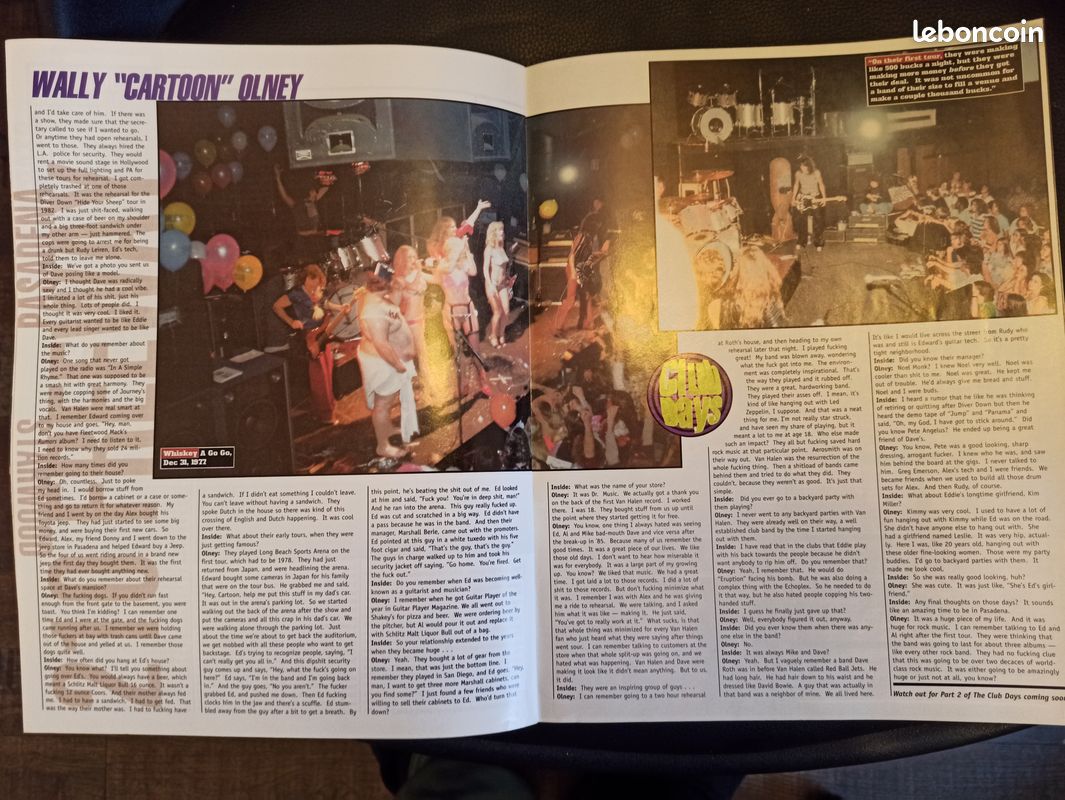 The Inside The International Van Halen Magazine (image 5)