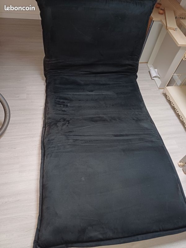 Fauteuil noir multiposition (image 3)