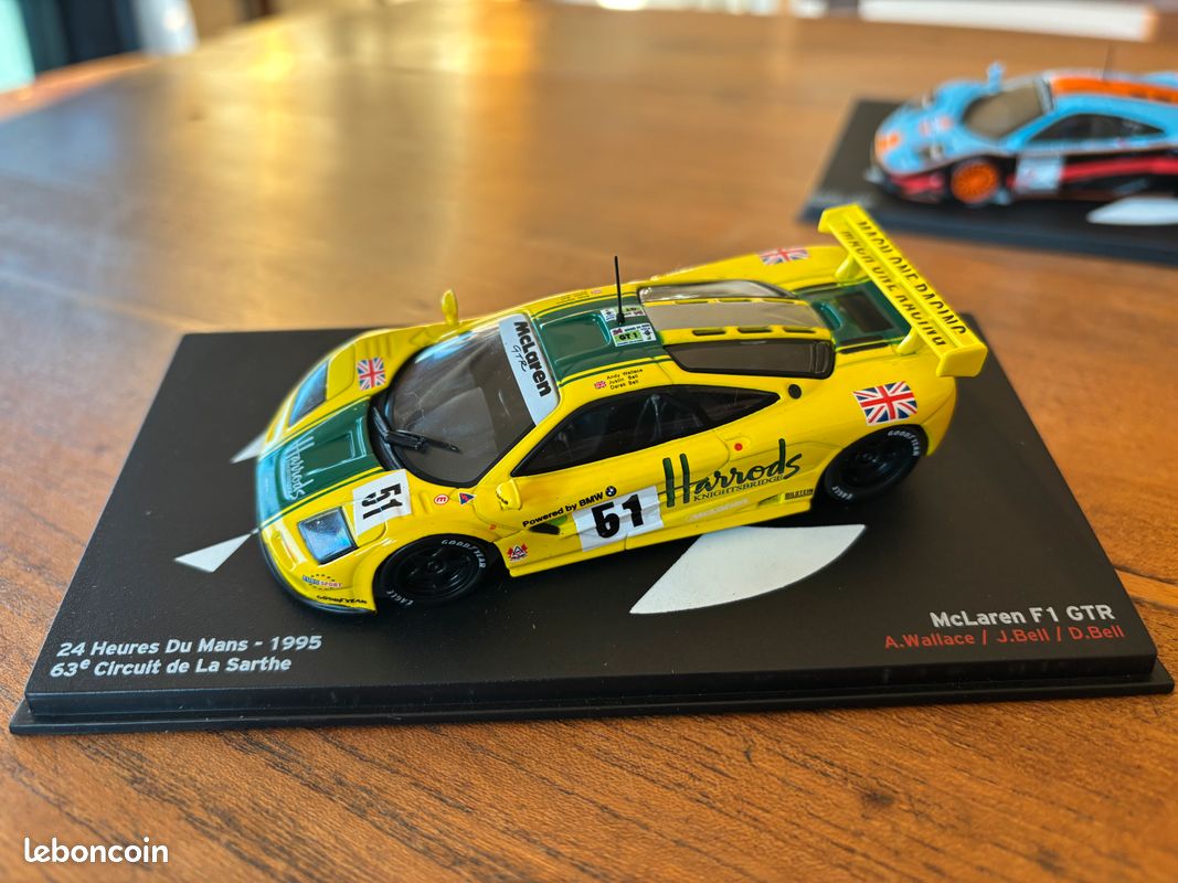 Minichamps 1/43 - Mclaren F1 GTR Le Mans 1997 N°39 Gulf
