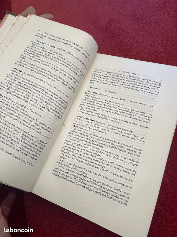 Livre ancien commentaire Thérapeutiques (image 8)