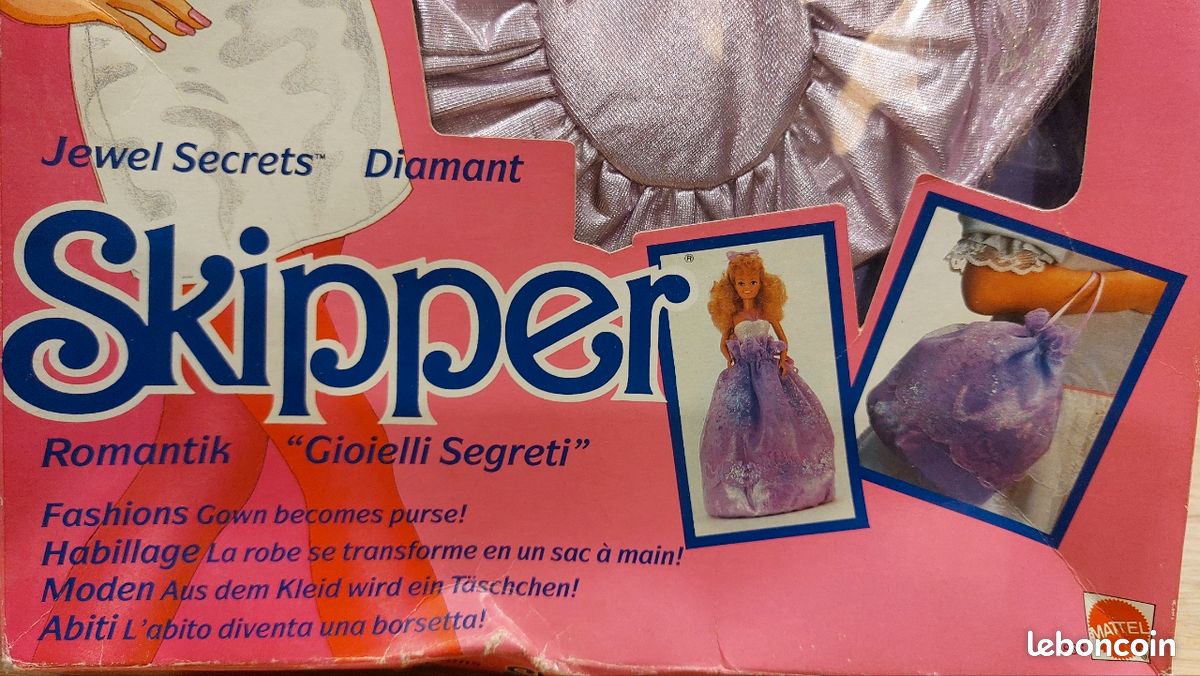 Ancienne Barbie / Skipper Jewel Secrets, 3133, Hong Kong 1986, Mattel, NRFB - Vendu