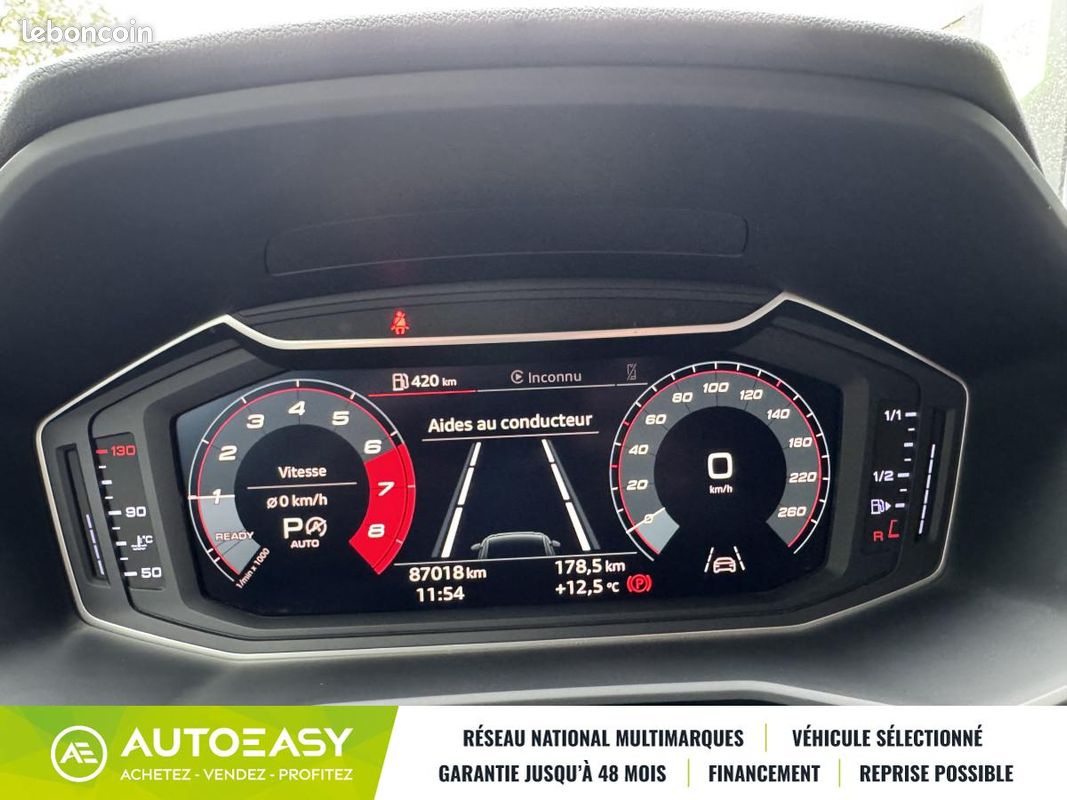 Audi A1 II 30 TFSI 116 DESIGN LUXE S-Tronic7 / CARPLAY / Entretien AUDI / CT OK / GARANTIE 6 MOIS (image 12)