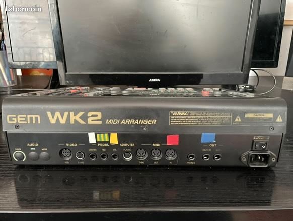 GEM WK2 (Italie 1990) – Arrangeur / synthétiseur expanseur Midi, module rythmique polyphonique et séquenceur (image 3)
