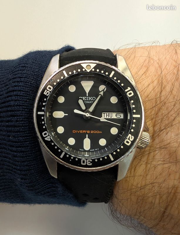 Montre De Plongée Seiko SKX013 7s26-0030 - Très Bon état, Occasion