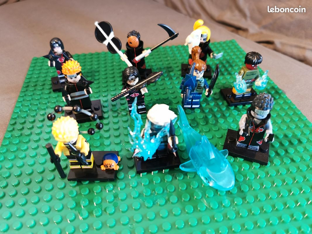 10 unites theme Naruto, taille lego de marque generique.Lot 0306 (image 1)