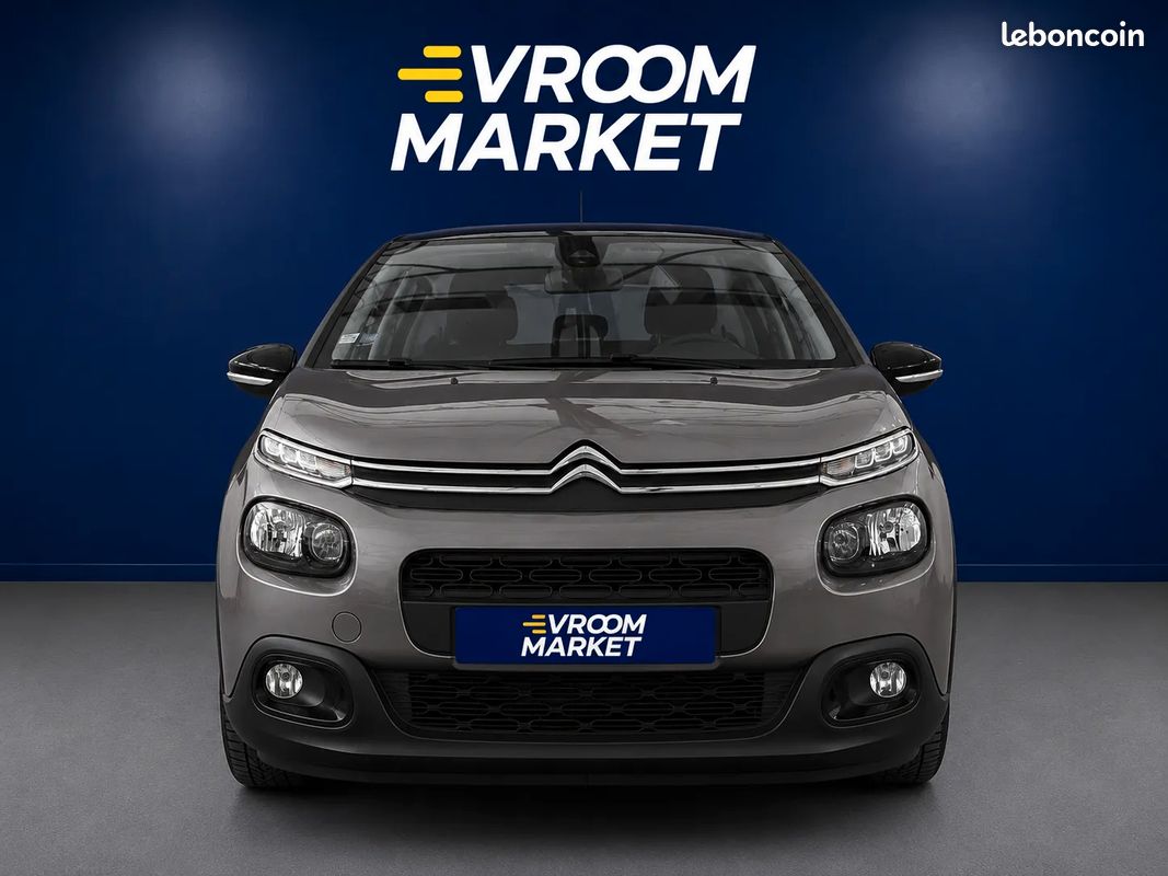 CITROEN C3 1.5 D 102ch FEEL - 2019 - Phares LED - Bluetooth - Climatisation - Régulateur de vitesse - GPS (image 2)