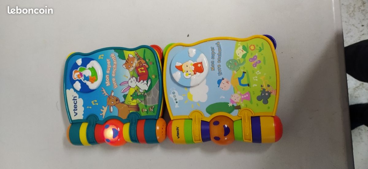 Lot de 2 livres comptine avec effet lumineux et chansons (image 1)