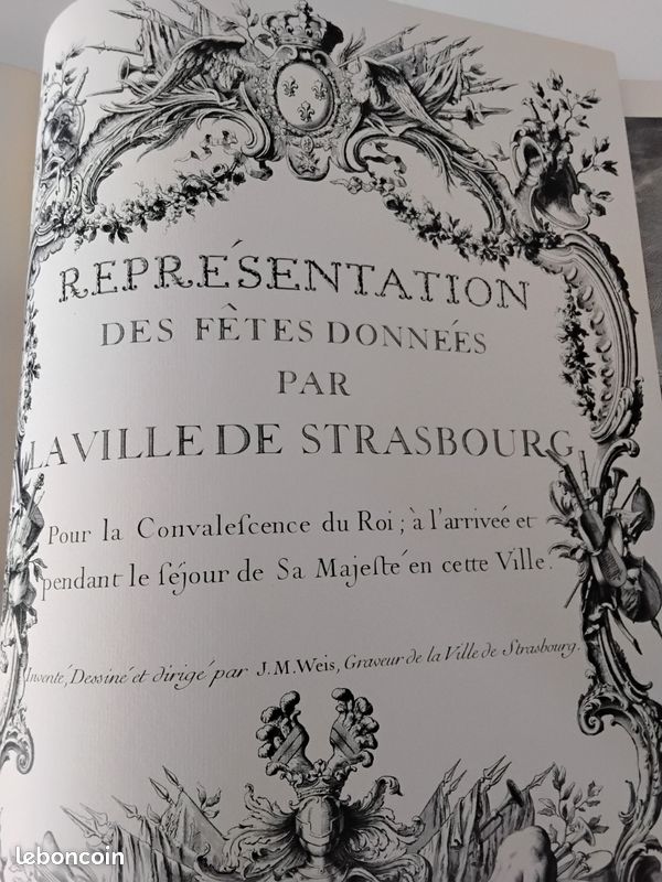 Représentation des Fêtes données par la ville de Strasbourg Weiss Jean Martin (image 1)