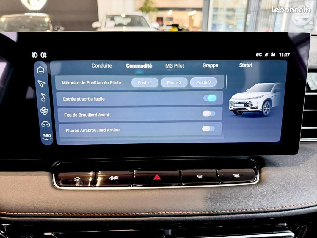 MG EHS III 1.5T GDI HYBRIDE RECHARGEABLE PHEV LUXURY 272 ch 5p (image 15)