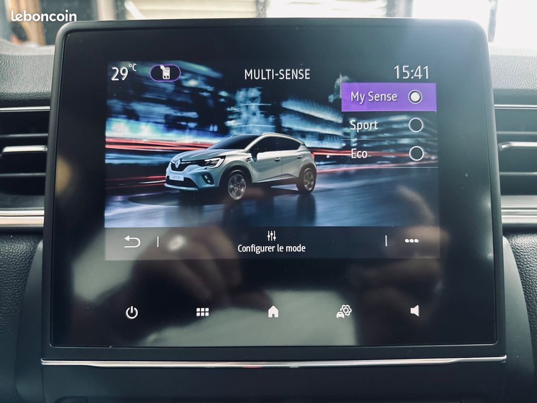 Renault CAPTUR 1.6 145CH Intens + CARPLAY + CAMERA + 2EME MAIN + ENTRETIEN CONSTRUCTEUR + GARANTIE 12 MOIS (image 28)