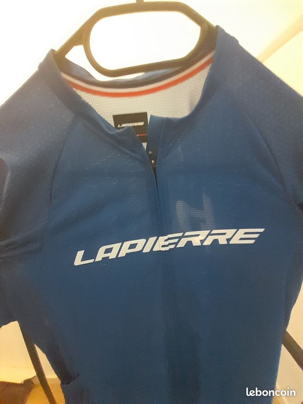 Maillot Vélo Vintage B'Twin - Française Des Jeux / Lapierre - Taille S - Occasion