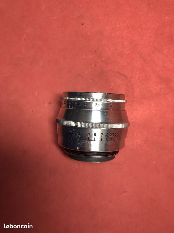 M39 LTM / Jupiter-8 50mm f2 / KMZ 1952 Chrome Early Export- Nº Bas / Testé sur MFT -État Correct-Voir Photos (image 4)